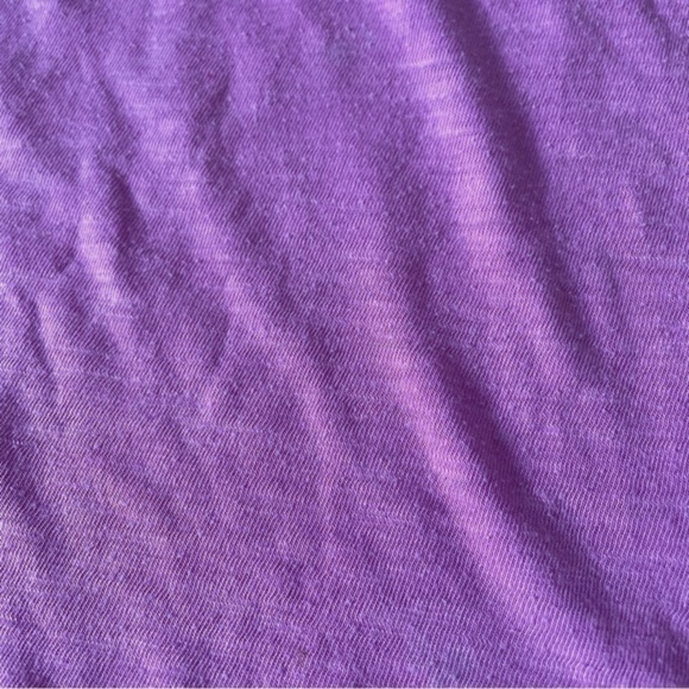4/$25 Justice purple v neck t-shirt short sleeve girls size 16 - Picture 8 of 10